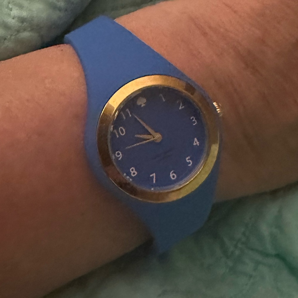 Kate Spade Rumsey Silicone Band Watch New without tags (needs new watch battery)